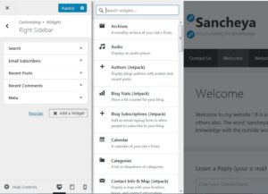Subscribers Plugin: Adding Subscribers widget to right sidebar of the page