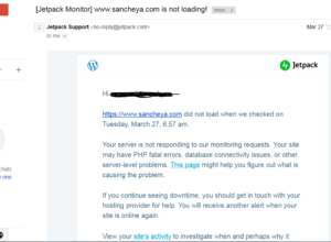 WordPress Jetpack Monitor
