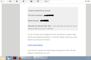 activate uber account