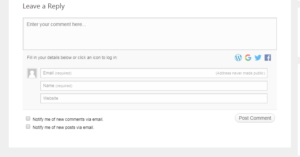 jetpack comment form