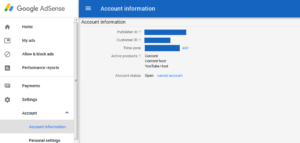 Google Adsense pending approval